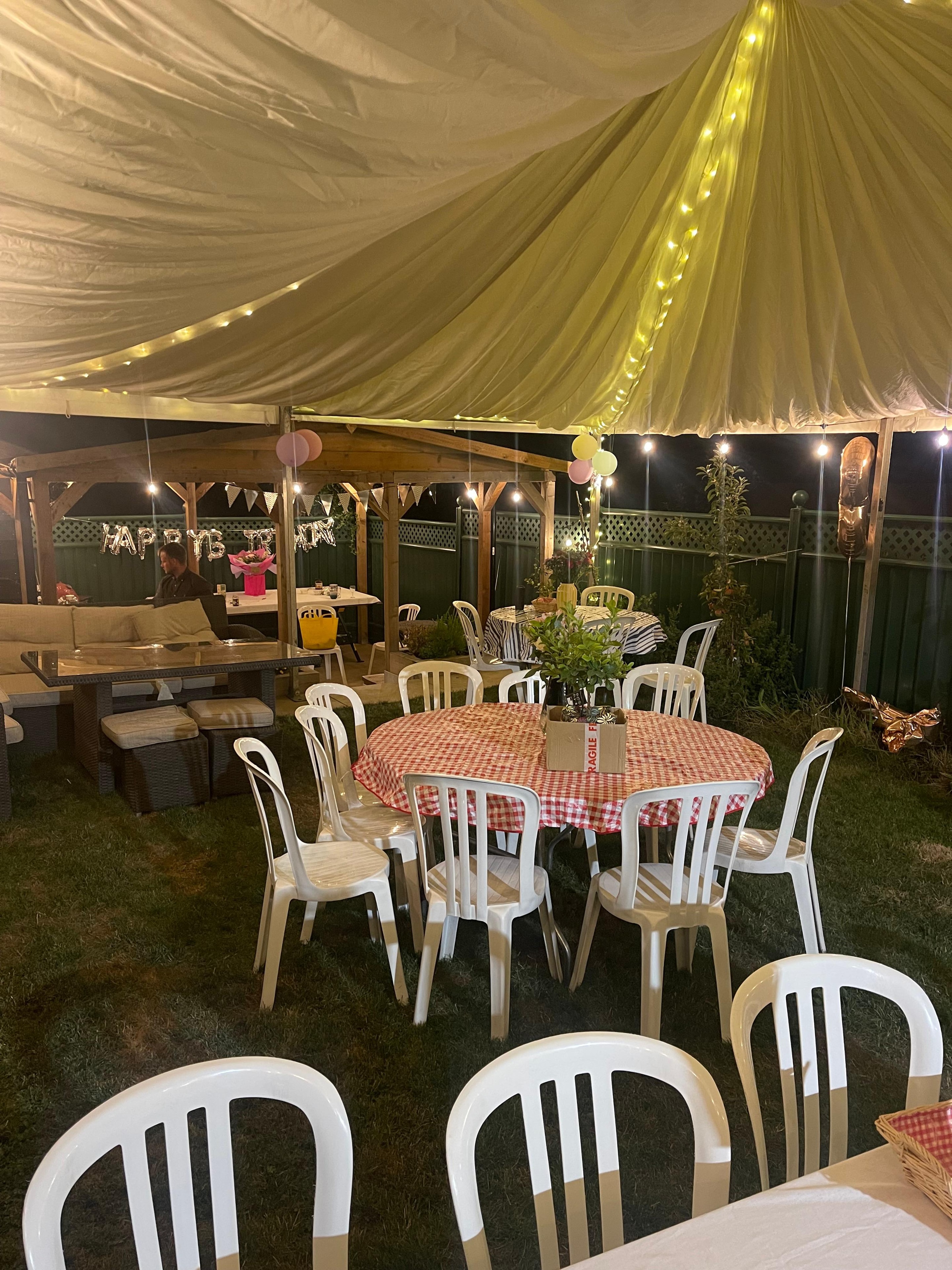 Plastic Bistro Chairs — view 1