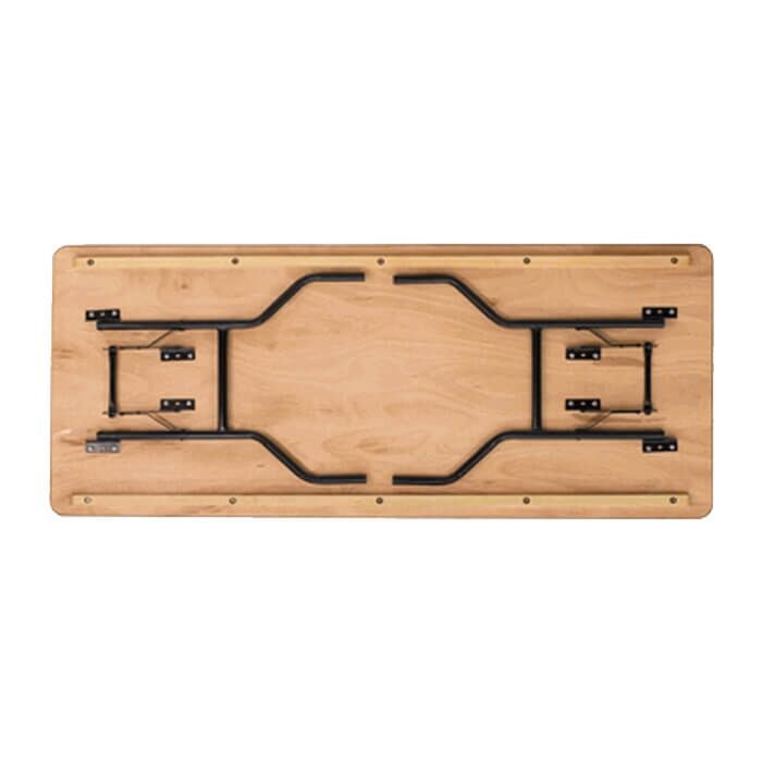 Wooden Folding Trestle Tables — view 2